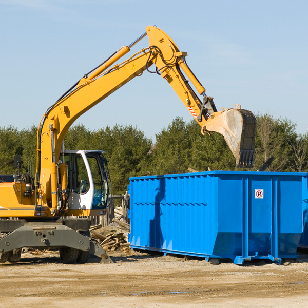 what kind of customer support is available for residential dumpster rentals in Lake George Minnesota